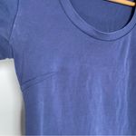 Prada Vintage 90s Sport Navy Blue T-shirt Red Tab Quiet Luxury Preppy Size M Photo 2