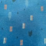 Hurley Abstract Print Blue Background Strapless Maxi Dress Size Small Photo 1