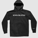 Sisters James Charles Merch Not With That Attitude Graphic Slogan Hoodie Size Small Photo 1