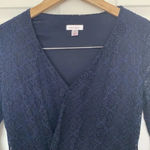 Xhilaration  Lace Bodysuit Blue Size S Photo 4