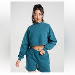 Gymshark Rest Day Sweats Cropped Pullover sz S Photo 5