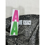 Old Navy Womans  Black White Long Sleeve Square Neck & Back Blouse Xxl Tall Photo 2