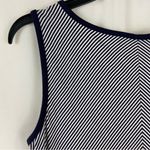 Talbots Talbot’s Pieced Navy and White Striped Tank Maxi Dress Size Petite Medium Photo 7