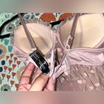 Romantic Sheer Pink Polka Dot Babydoll Lingerie – Size Large Photo 6