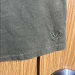 American Eagle  Outfitters Khaki V-Neck Tee Photo 3