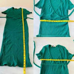 Free People  Beach Wrap Green Dress Size Medium NWOT Photo 8