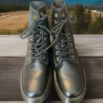 Dr. Martens Zavala Women’s Air Wair Black Leather Combat Boots Men 6/women 7 Photo 0