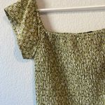 Hesperus  green and white floral smocked dress Large Photo 1