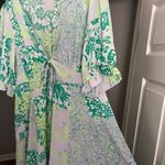 ASOS  Green and Blue Floral Midi Dress Photo 1