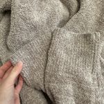 Barefoot Dreams CozyChic Taupe Gray Cardigan Size S Soft Plush Knit Open Front Photo 7