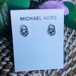 Michael Kors Lock Design Stud Earrings Photo 0