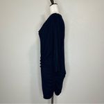 Michael Stars Cowl Neck Ruched Side Stretch Jersey Knit Tunic/Dress, Sz Large Photo 5