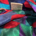 Cacique Lingerie Multicolor Abstract 3/4 Sleeve Short Robe M Photo 8