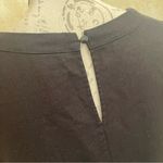 Adyson Parker Linen Tiered Voluminous Dress w pockets and ruffles Black Sz XL Photo 6