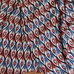 Amanda Uprichard 100% Silk Slip Dress Peacock Print Blue Red Yellow Size L Photo 3
