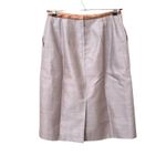 Dolce & Gabbana  Silk Blend Pencil‎ Skirt Purple Sz40 (US4) Photo 2