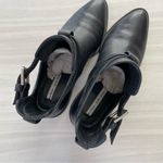 & Other Stories & Other Stories Black Buckle Leather Ankle Booties Photo 9