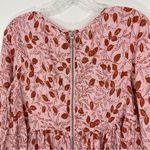 Free People Paper Hearts Mini Dress XS Pink Floral Photo 7