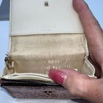 Kate Spade  Pink Glitter Storybook Liner Folded SmallID wallet with Key Chain Photo 4