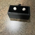 Luxury 925 Sterling Silver Moissanite Earrings Round Baguette Cut Iced Photo 2