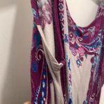 Full Tilt printed summer dress paisley in purple size S casual Photo 8