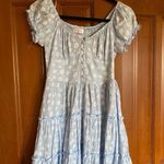 Princess Polly Light Blue Floral Mini Dress Photo 0