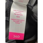 No Boundaries No‎ Boundaries Push-Up Bra Natural Lift Adjustable Straps Black Size 36D Photo 4