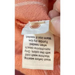 Sonoma  Size 2X Peach White Stripe Cotton Top Shirt Square‎ Neck Flutter Sleeves Photo 6