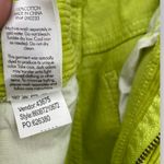 PacSun Corduroy High Waisted Mom Jeans Size XXS Pockets Cotton Lime Green Photo 5