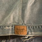 Abercrombie & Fitch Hooded Jean Jacket, Size Small Photo 4