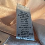 Chico's Chico’s Size 3 (Flaw) Light Pastel Pink Jacket Long Sleeve 3 Button Ruffle Front Photo 9