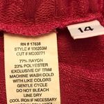 Miss Dorby Hot Pink 2 Piece Skirt Suit Size 14 Photo 14