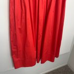 La Ligne Devon Pleated Midi Dress Poppy Red Womens New XL Photo 11