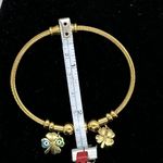 Charm Bracelet Clover Bangle Bracelet with Magnet Clasp Photo 4