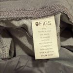 FIGS  Women's Gray Joggers with Teal Drawstring Photo 2