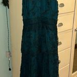 Sundance Dark Green Lace Dress Photo 5