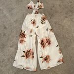 L'ATISTE  by amy two piece white floral pant‎ set boutique medium Photo 8