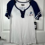NFL  New England Patriots Tshirt Lace Up Vneck Sz S Photo 12