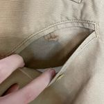 Sundance Tan Wide Leg Pants 12 Womens Cropped Cargo Pockets Linen Cotton Career Brown Photo 5