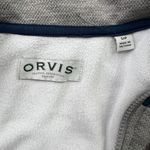 Orvis  Classic Collection Shacket Mens Small Bonded Mesh Full‎ Zip Blue & Gray Photo 2