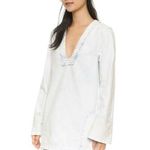 Free People "Dreaming of Denim" Tunic Dress/Top Cloud Wash Small (Oversized) NWT Photo 1