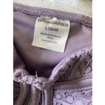 No Boundaries Y2K Victorian Purple Babydoll Coquette Large Lace Crop Top Festival Boho Etheria Photo 5