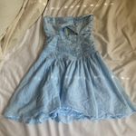 Hello Molly Sleeveless Blue Mini Dress Photo 0