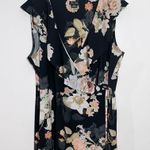 City Chic Floral Wrap Maxi Dress Hi Low Size M/18 Photo 2