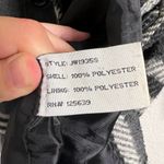 Yoki Collection Black Plaid A-Line Double Breasted Pea Coat Size M Photo 6