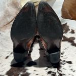 Vintage Real Leather Cowboy Boots Festival Rave Burning Man B22 Brown Size 6.5 Photo 9