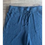 Free People Beach Pants Women's Medium Teal Knit Balloon Pull-on Lagenlook Sz XS Photo 2