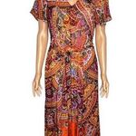 Akemi + Kin Anthropologie Murol Wrapped Boho Maxi Dress size 12 Photo 0