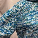 Lou & grey  Findley Space Dye Turlteneck Sweater‎ Blue Marl Womens XS New Relaxed Photo 8