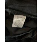 Entro ‎ Medium Black Eyelet Lined Tiered Ruffle  Crochet Boho Dress Photo 4